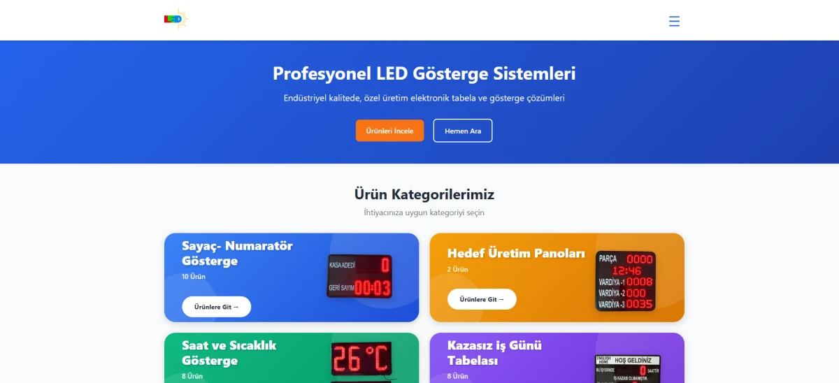 Led Gösterge ile LED numaratör ve dijital tabela çözümleri