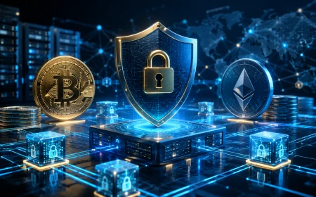 Kripto Para ve Blokzincir Rehberi: Teknolojik Altyapi ve Guvenlik için kripto güvenliği ve blokzincir odaklı profesyonel haber görseli